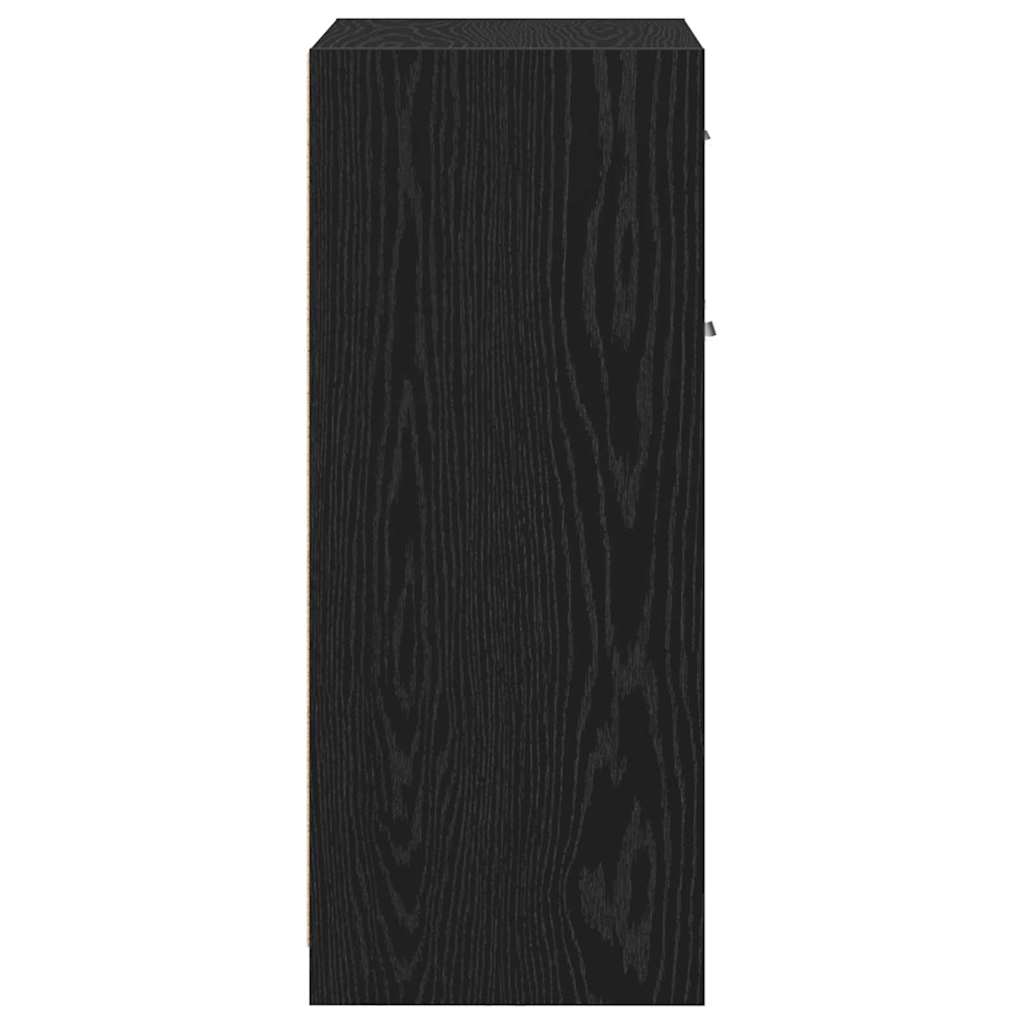 Gabinete de Baño con cajón Roble Negro 60 x 33 x 80 cm