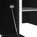 Mueble de TV Roble Negro 120 x 35 x 40 cm Madera de ingeniería