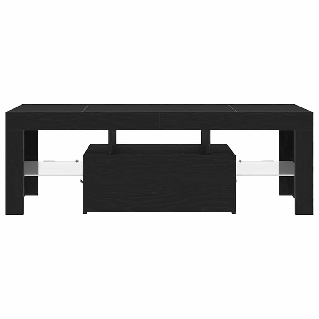 Mueble de TV Roble Negro 120 x 35 x 40 cm Madera de ingeniería