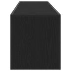 Mueble de TV Roble Negro 120 x 35 x 40 cm Madera de ingeniería