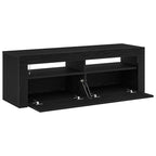 Mueble de TV Roble Negro 120 x 35 x 40 cm Madera de ingeniería