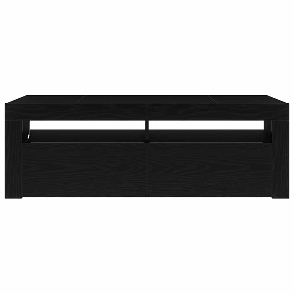 Mueble de TV Roble Negro 120 x 35 x 40 cm Madera de ingeniería