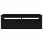 Mueble de TV Roble Negro 120 x 35 x 40 cm Madera de ingeniería