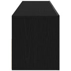 Mueble de TV Roble Negro 120 x 35 x 40 cm Madera de ingeniería