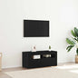 Mueble de TV Roble Negro 90 x 35 x 40 cm Madera de ingeniería