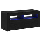 Mueble de TV Roble Negro 90 x 35 x 40 cm Madera de ingeniería