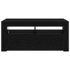 Mueble de TV Roble Negro 90 x 35 x 40 cm Madera de ingeniería
