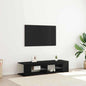 Mueble de TV Roble Negro 135 x 39 x 30 cm Madera de ingeniería