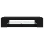 Mueble de TV Roble Negro 135 x 39 x 30 cm Madera de ingeniería