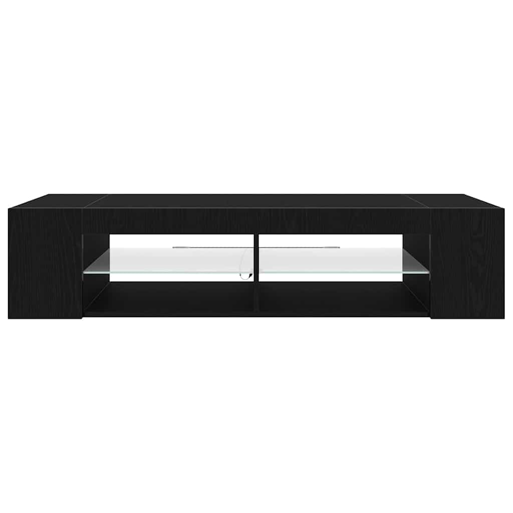 Mueble de TV Roble Negro 135 x 39 x 30 cm Madera de ingeniería