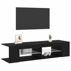Mueble de TV Roble Negro 135 x 39 x 30 cm Madera de ingeniería
