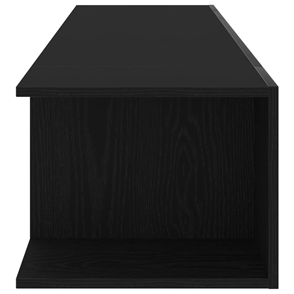 Mueble de TV Roble Negro 135 x 39 x 30 cm Madera de ingeniería