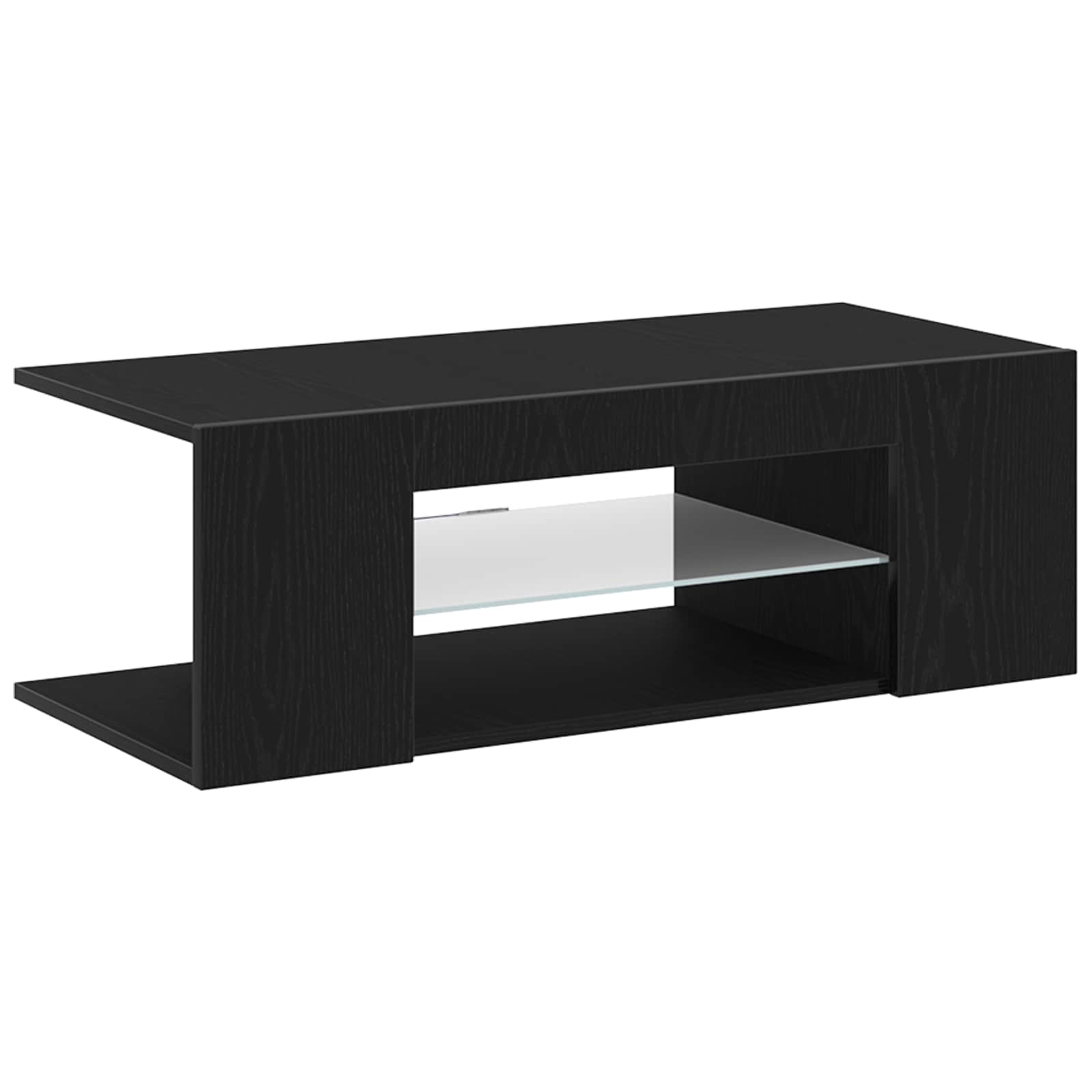 Mueble de TV Roble Negro 90 x 39 x 30 cm Madera de ingeniería