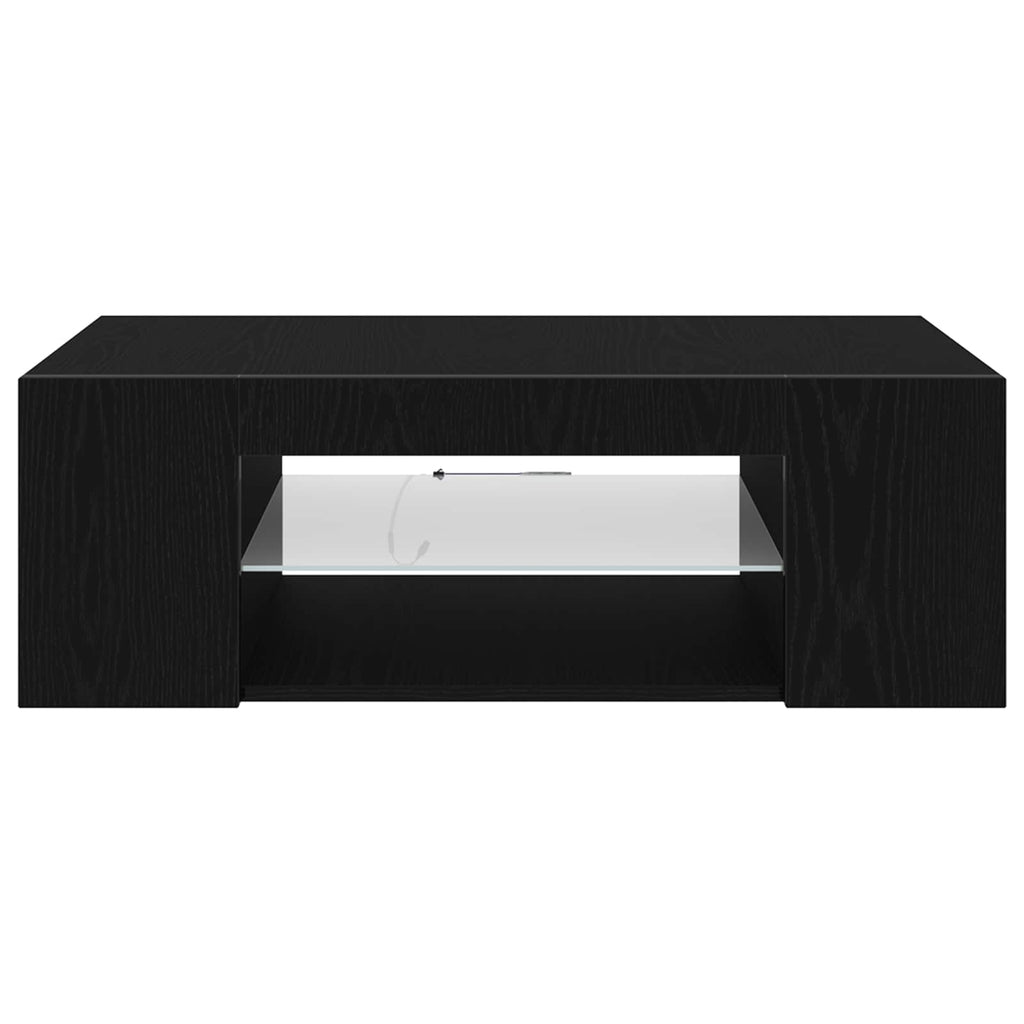 Mueble de TV Roble Negro 90 x 39 x 30 cm Madera de ingeniería