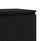 Gabinete de TV Roble Negro 140 x 38,5 x 36 cm