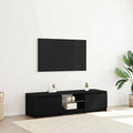 Gabinete de TV Roble Negro 140 x 38,5 x 36 cm