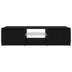 Gabinete de TV Roble Negro 140 x 38,5 x 36 cm