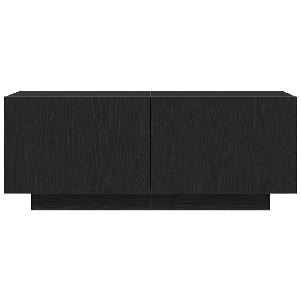 Gabinete de TV Roble Negro 100 x 35 x 40 cm