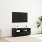 Mueble de TV Roble Negro 100 x 35 x 40 cm Madera de ingeniería