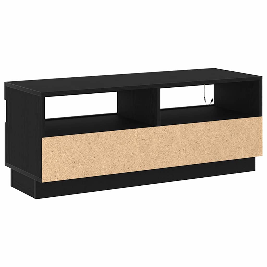 Mueble de TV Roble Negro 100 x 35 x 40 cm Madera de ingeniería