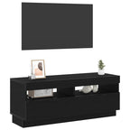 Mueble de TV Roble Negro 100 x 35 x 40 cm Madera de ingeniería