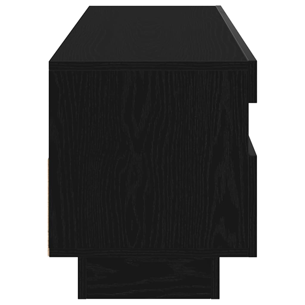Mueble de TV Roble Negro 100 x 35 x 40 cm Madera de ingeniería