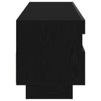 Mueble de TV Roble Negro 100 x 35 x 40 cm Madera de ingeniería