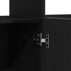 Aparador Roble Negro 80 x 35 x 75 cm Madera de ingeniería