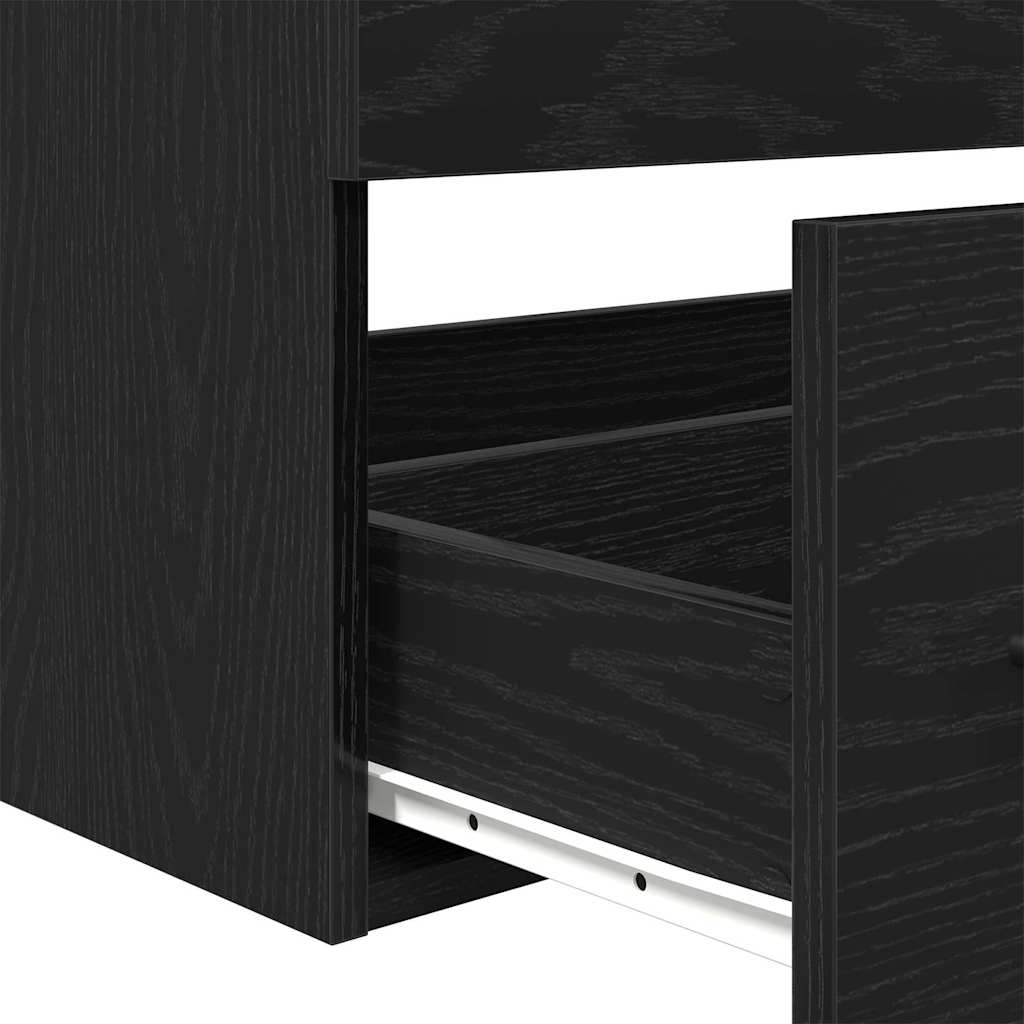 Gabinete para Lavabo con cajón Roble Negro 90 x 45 x 1.5 cm