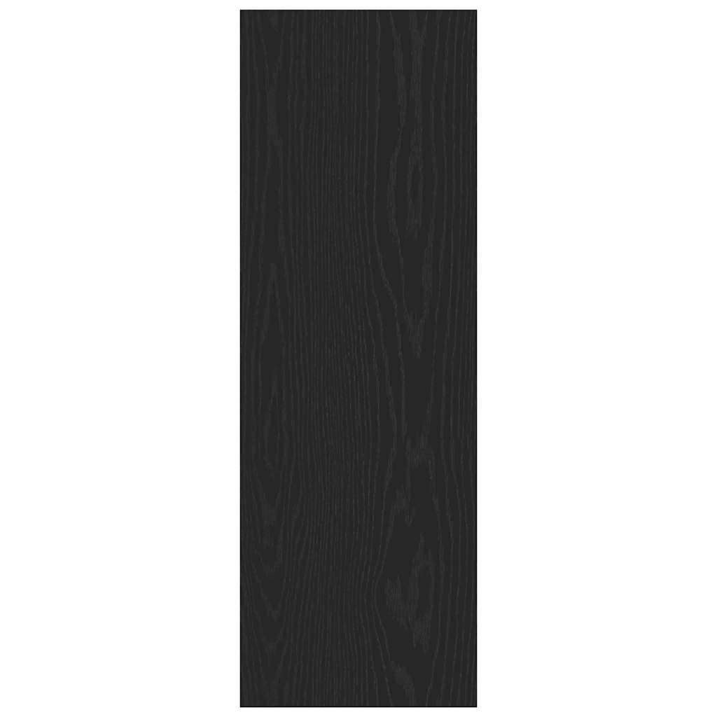 Mueble de TV de Pared 2 pcs Roble Negro 30,5 x 28,5 x 90 cm