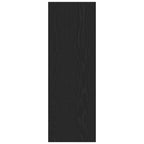 Mueble de TV de Pared 2 pcs Roble Negro 30,5 x 28,5 x 90 cm