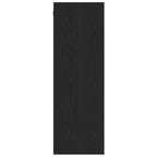 Mueble de TV de Pared 2 pcs Roble Negro 30,5 x 28,5 x 90 cm