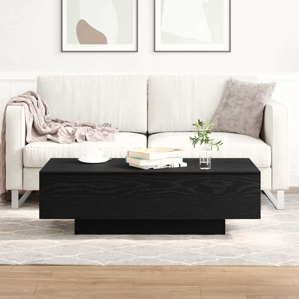 Mesa de Café Roble Negro 100 x 49,5 x 31 cm