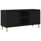 Gabinete de TV Roble Negro 102 x 35 x 50 cm
