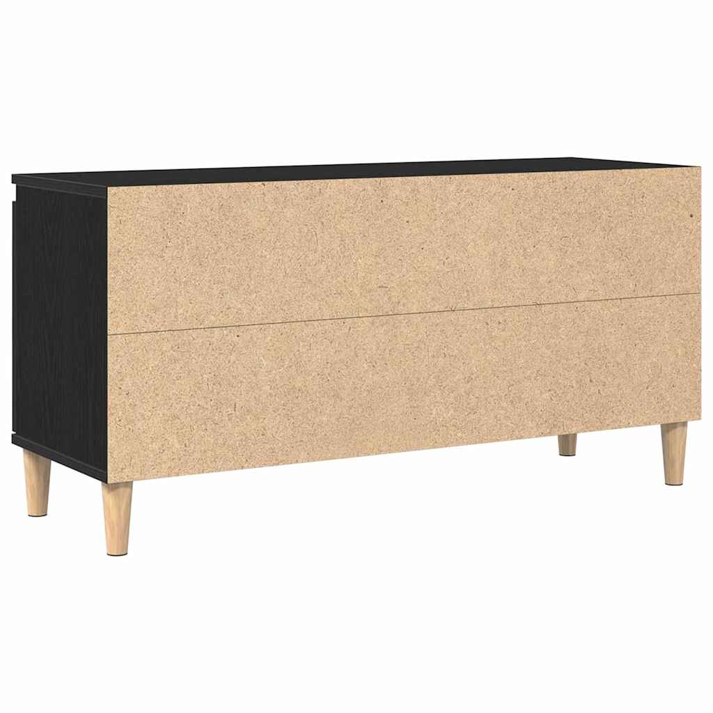 Gabinete de TV Roble Negro 102 x 35 x 50 cm