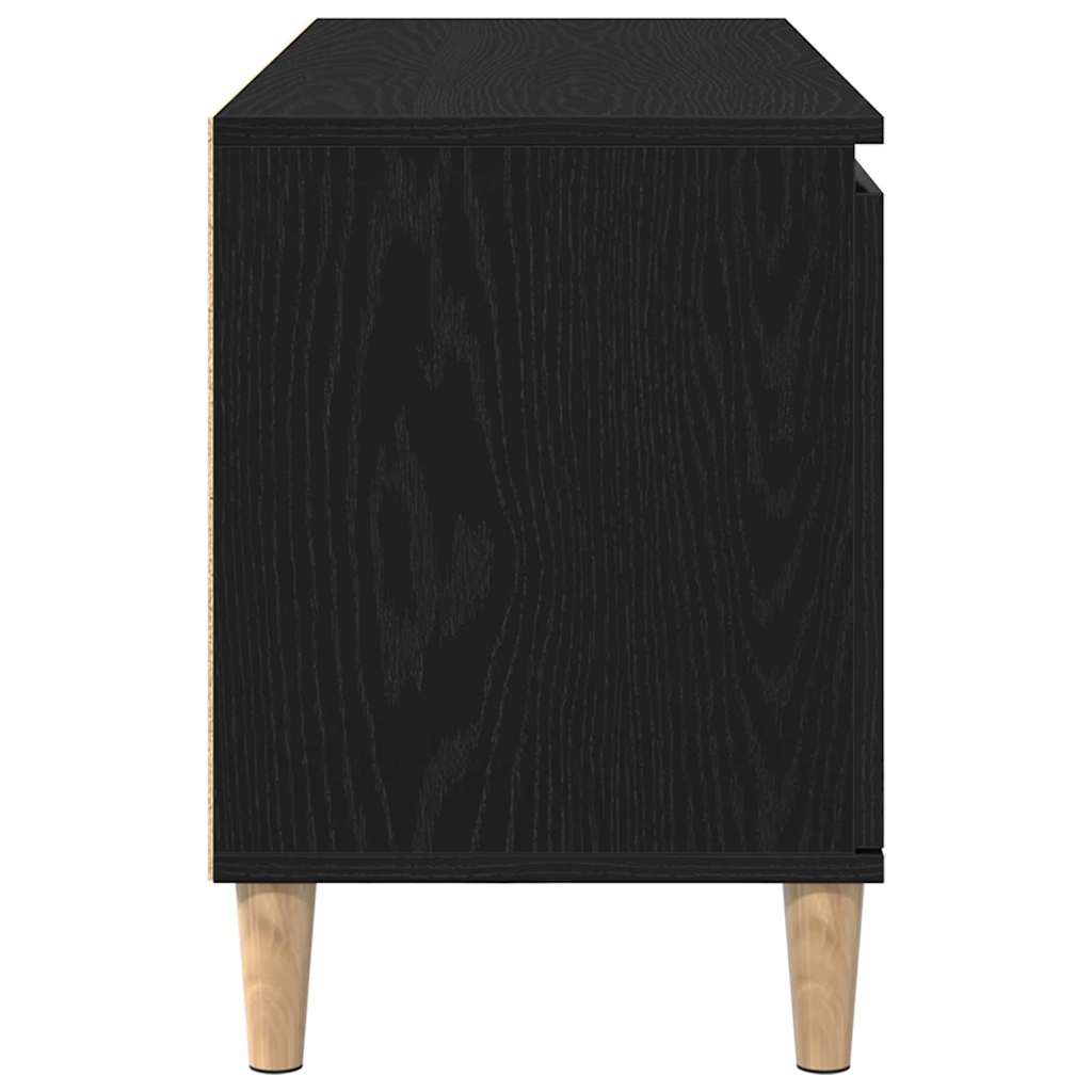 Gabinete de TV Roble Negro 102 x 35 x 50 cm