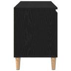 Gabinete de TV Roble Negro 102 x 35 x 50 cm