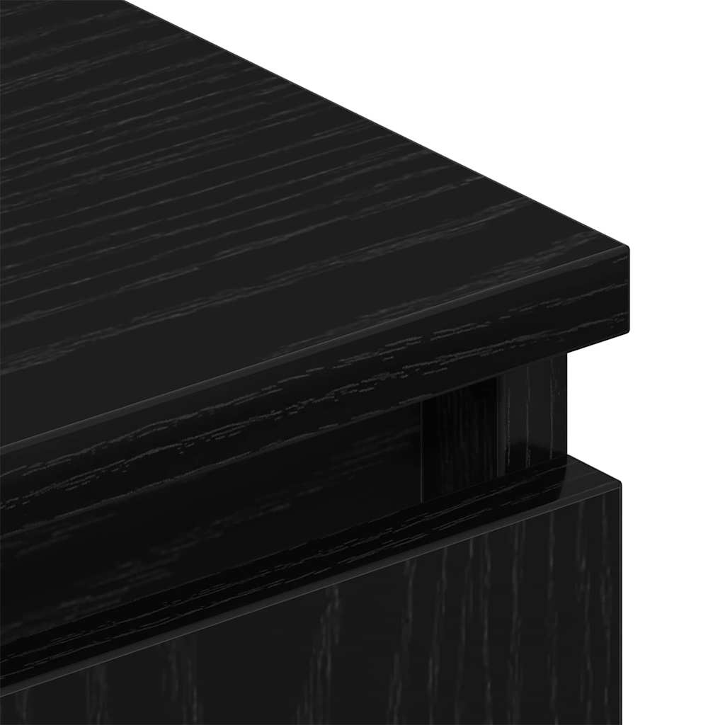 Gabinete de TV Roble Negro 102 x 35 x 50 cm