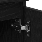Gabinete de TV Roble Negro 102 x 35 x 50 cm