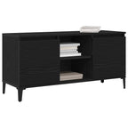 Gabinete de TV Roble Negro 102 x 35 x 50 cm