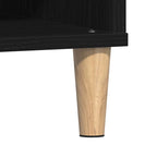Mesa de Café Roble Negro 60 x 60 x 30 cm Madera de ingeniería