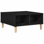 Mesa de Café Roble Negro 60 x 60 x 30 cm Madera de ingeniería