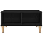Mesa de Café Roble Negro 60 x 60 x 30 cm Madera de ingeniería