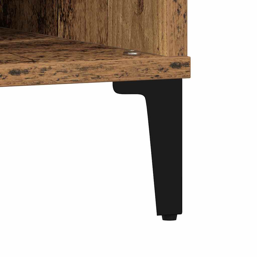 Mesa de Café Madera envejecida 60 x 60 x 30 cm
