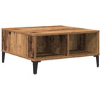 Mesa de Café Madera envejecida 60 x 60 x 30 cm