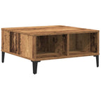 Mesa de Café Madera envejecida 60 x 60 x 30 cm