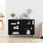 Vitrina Roble Negro 103,5 x 35 x 70 cm Madera contrachapada