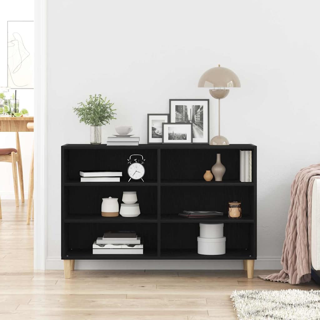 Vitrina Roble Negro 103,5 x 35 x 70 cm Madera contrachapada