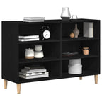 Vitrina Roble Negro 103,5 x 35 x 70 cm Madera contrachapada