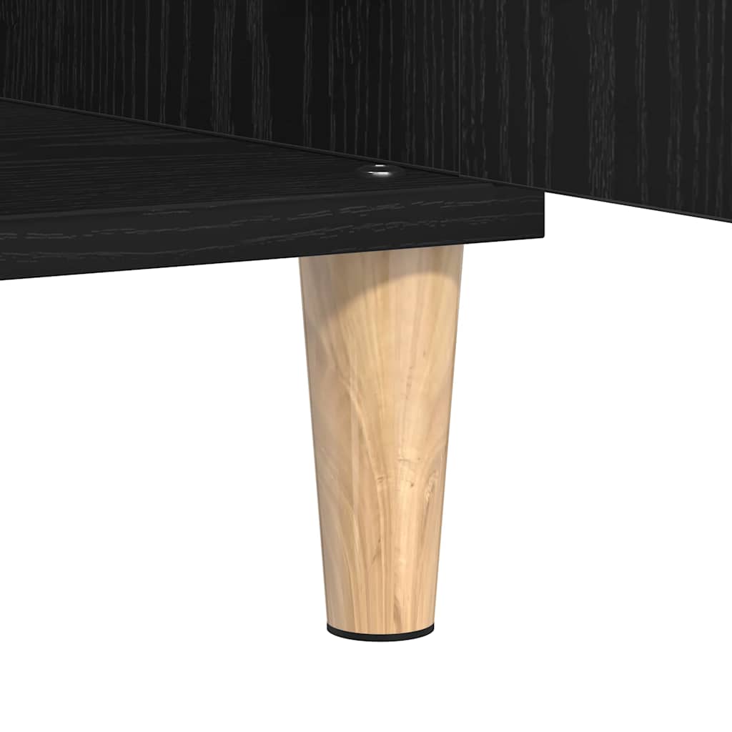 Vitrina Roble Negro 60 x 35 x 70 cm Madera contrachapada
